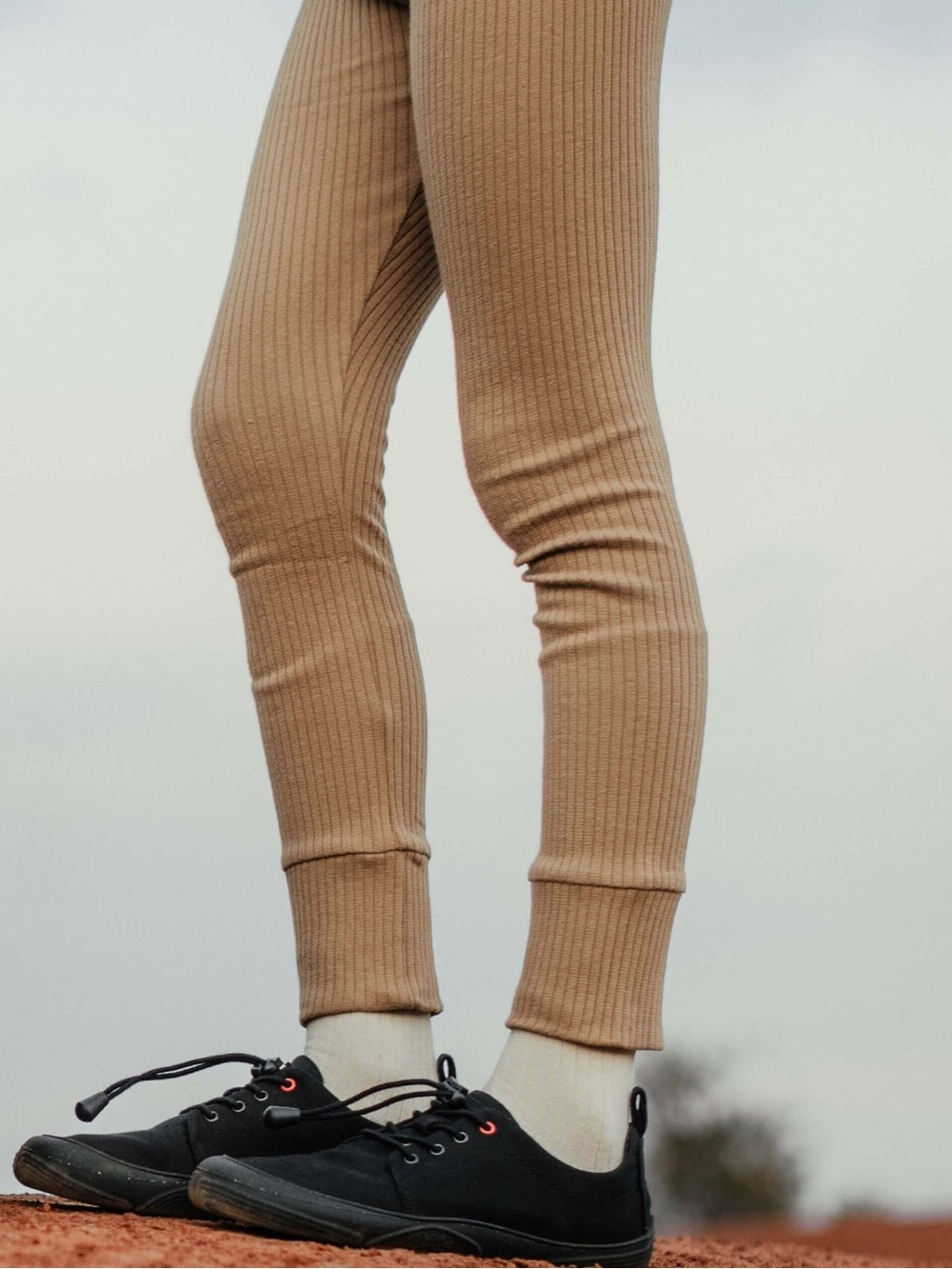 The Simple Folk Ribbed Legging Kids in Camel 🤎 Size 14 | NWT Sustainable